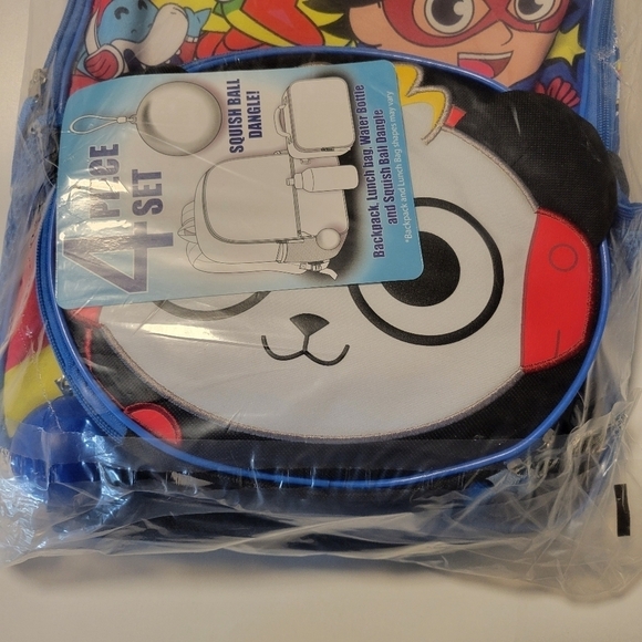 Ryan's World  NWT 4 piece backpack . - Picture 7 of 8